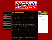 Tablet Screenshot of docinjector.com
